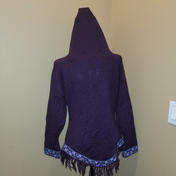 American south side, alpaca wool, purple sweater - Picture 6 of 7